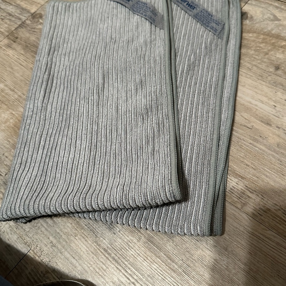2 - Norwex Gray Ribbed Kitchen Cloth (not available in this color anymore)